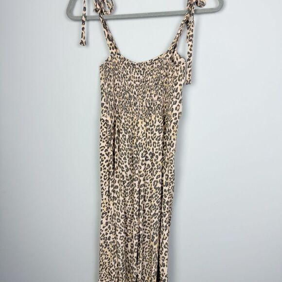 FAITHFULL THE BRAND | REVOLVE Elsa Animal Print Leopard Jumpsuit Women’s Size 2 - Picture 10 of 13